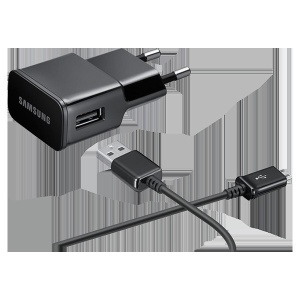 Samsung incarcator rapid 9V-1.67A sau 5V-2A S6, S7, S6 Edge, S7Edge, Note4, Note5 + cablu 1M MicroUSB, Negru - Img 6