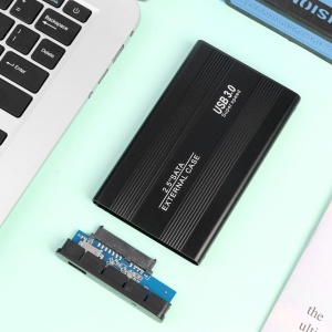Carcasa metalica HDD, Rack extern pentru HDD sau SSD laptop 2.5'' / SATA - USB 3.0, iNEXUS Premium 15X, compatibil Windows, Mac OS, Linux, Unix - Negru - Img 6
