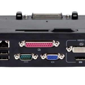 Docking Station Dell PR02X E-Port pentru laptop Latitude/Precision, USB 3.0, DisplayPort, DVI, VGA, RJ-45 - Img 2