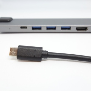 Hub adaptor USB Type-C, 2x TYPE C X 3 x USB 3.0, 1 X HDMI 4K,SD / MicroSD Card Reader/RJ45
