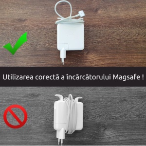 INCARCATOR PENTRU APPLE MACBOOK AIR A1436 45W 14.85V 3.05A CU MUFA MAGSAFE 2 - Img 8
