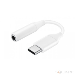 Samsung Galaxy Note 10, Note 10+, S10, S10 +, S20 5G DS, S20FE, A70, A50 Type-C to Jack 3.5mm, EE-UC10JUWE, White Adaptor - Img 2