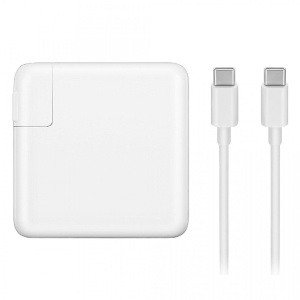 Incarcator laptop compatibil Apple MacBook Pro A1990 87W cu mufa USB-C, iNEXUS Premium + cablu de alimentare 2m 87W - Img 4