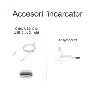 INCARCATOR PENTRU LAPTOP Apple MacBook Pro 13" A1706 61W CU CABLU USB-C - Img 3