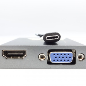 Adaptor Hub Type-C USB-C 3.1 Convertor Video la HDMI 4k si VGA