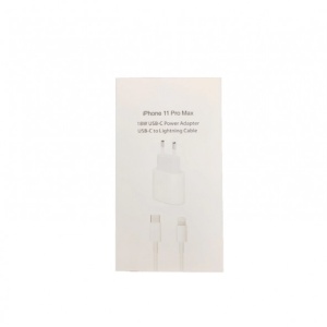 Set Incarcator compatibil cu Apple, USB-C 20W Fast Charger si cablu USB-C Lightning, Compatibil cu iPhone 11 Pro Max - Img 2