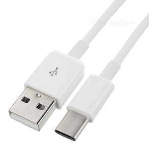 Cablu de date incarcare USB Type-C - USB Samsung S8, S9, S8+ S9+ CB-C2, lungime 0.9 m, ALB - Fast Charger - One - Nexus 5X - Huawei - Img 2