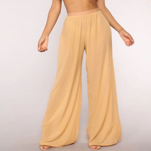Pantaloni de plaja bej #BB1124