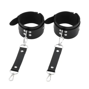 Set accesorii sexy tip catuse din piele ecologica, negru , 2 piese #BB4075 - Img 12