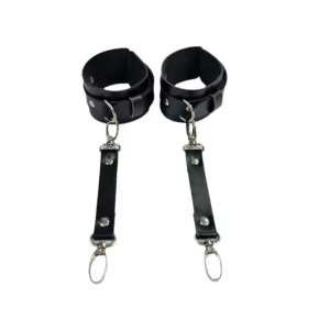 Set accesorii sexy tip catuse din piele ecologica, negru , 2 piese #BB4075 - Img 13