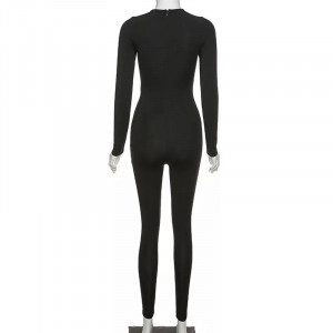 ❗Super Oferta❗Salopeta neagra elastica, mulata pe corp #BB5102 - Img 12