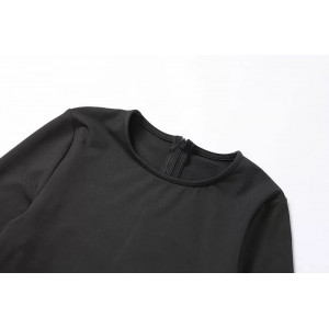 ❗Super Oferta❗Salopeta neagra elastica, mulata pe corp #BB5102 - Img 13
