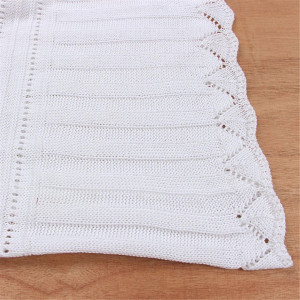 Rochie de plaja midi tricotata cu prindere dupa gat, decolteu si spatele gol, alb #BB1069 - Img 11