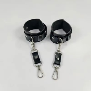 Set accesorii sexy tip catuse din piele ecologica, negru , 2 piese #BB4075 - Img 11