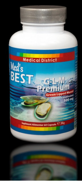 Scoica cu Cochilie Verde Noua Zeelanda Complex Lipidic Marin Avansat GLM Premium 60 capsule