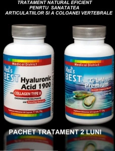 Tratament Natural Eficient Coxartroza, Gonartroza, Afectiuni Reumatismale 2 LUNI Pret Best Hyaluronic Hialuronic Colagen tip 2 Scoica *