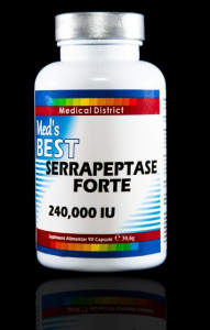 Best Serrapeptase Forte 240,000 Unitati/zi (3 cps) Doza Farmaceutica Forte- Serrapeptaza Serra Serrapeptase Serapeptase *