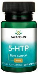 5 HTP 50 mg 60 capsule suport in sinteza serotoninei si mentinerea sanatatii sistemului nervos Swanson 5htp