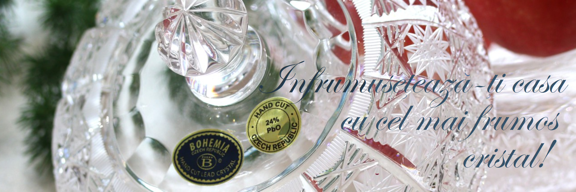 Alege cele mai frumoase Platouri si Vaze de Cristal