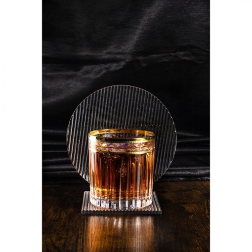 Bohemia Prestige - Pahare de whisky Venetto Aureo din Cristal Luxion 360 ml - Img 5