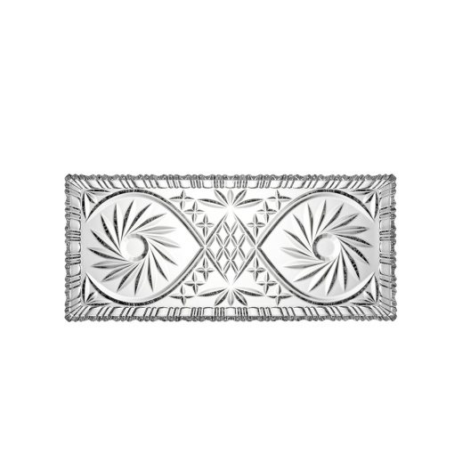 Cristal Bohemia - Tava Crown 40x17,5 cm - Img 2