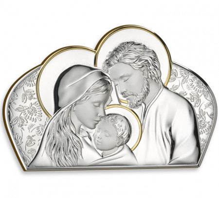 Icoana argintata Sacra Famiglia - Trifoi