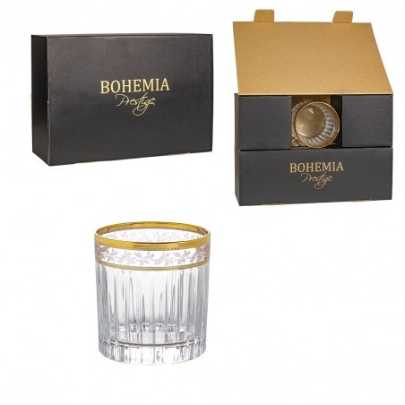 Bohemia Prestige - Pahare de whisky Venetto Aureo din Cristal Luxion 360 ml - Img 2