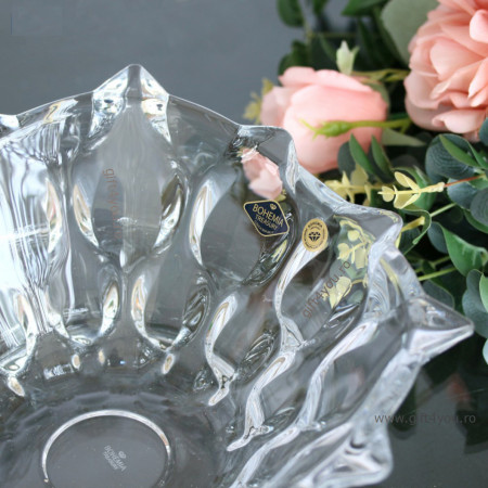 Cristal Bohemia - Platou adanc Zefir 30 cm - Img 3