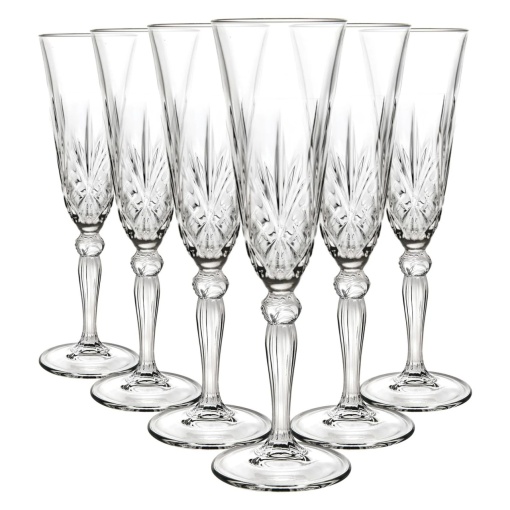 Pahare de sampanie La Scala din cristal 160 ml - Img 2