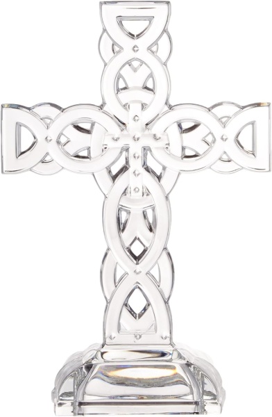 Cristal Bohemia - Cruce model impletit 27 cm - Img 2