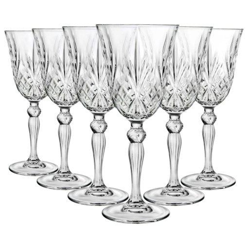Pahare de vin rosu La Scala din Cristal 280 ml - Img 5
