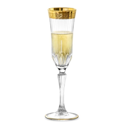 Bohemia Prestige - Pahare de sampanie Agape Mirador din Cristal Luxion 180 ml - Img 4