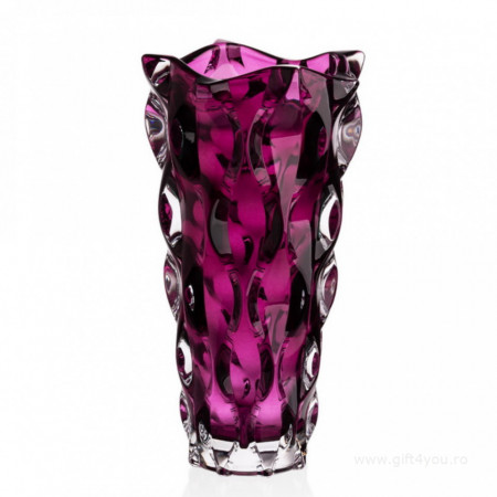 Cristal Bohemia - Vaza pentru flori colectia Zefir amethist