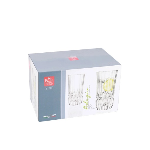 Pahare de apa / Long Drink Agape din cristal Luxion 400 ml - Img 5