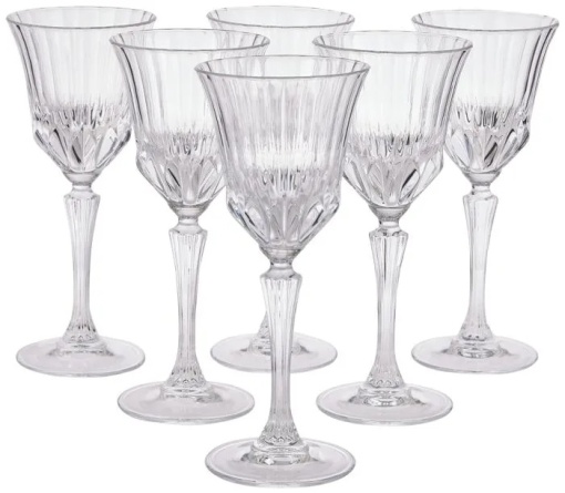 Pahare de vin rosu Agape din Cristal Luxion 280 ml - Img 2