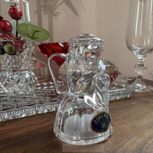 Cristal Bohemia - Set 2 Solnite Inger 7 cm - Img 2
