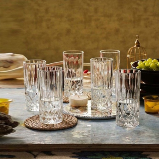 Pahare apa, limonada sau cocktail Valse 360 ml Cristalit Luxion - Img 4