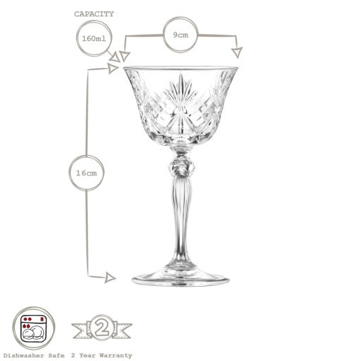 Pahare de sampanie prosecco Mini Cupa La Scala din Cristal 160 ml - Img 5