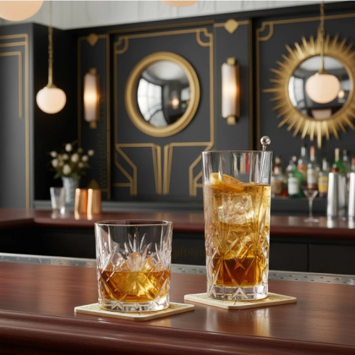 Pahare whisky La Scala din cristal Luxion 240 ml - Img 3