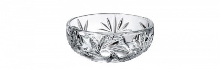 Cristalit Bohemia - Bol cu capac tip bomboniera, zaharnita 15 cm Crown - Img 2