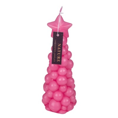 Set 3 lumanari decorative Brad de Craciun – Design modern Bubble - Img 2
