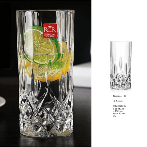 Pahare apa, limonada sau cocktail Valse 360 ml Cristalit Luxion - Img 3