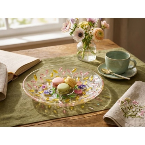 Platou intins Olivo color Spring 33 cm - Img 4