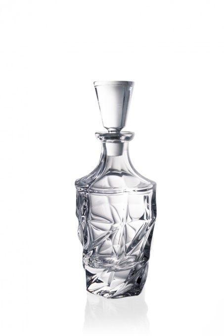 Cristal Bohemia - Set 7 piese Decantor si 6 Pahare de whisky Elisee - Img 4