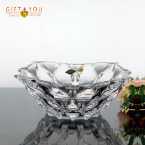 Cristal Bohemia - Platou 21 cm Zefir alb
