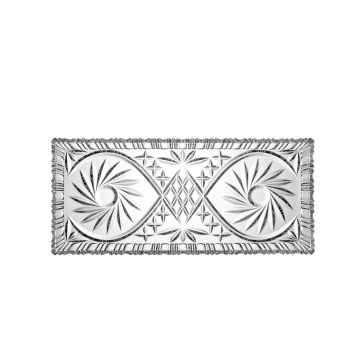 Cristal Bohemia - Tava Crown 40x17,5 cm - Img 2