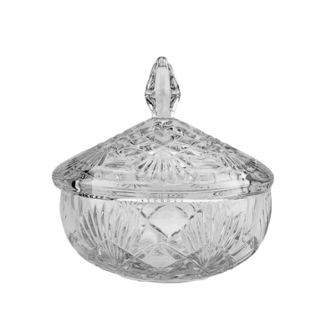 Cristalit Bohemia - Bol cu capac tip bomboniera, zaharnita 15 cm Cabaret
