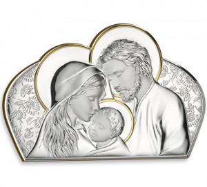 Icoana argintata Sacra Famiglia - Trifoi