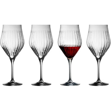 Pahare de vin rosu Venetto New din Cristal 550 ml