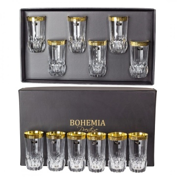 Bohemia Prestige - Pahare de apa / Long Drink Agape Mirador din Cristal Luxion 400 ml